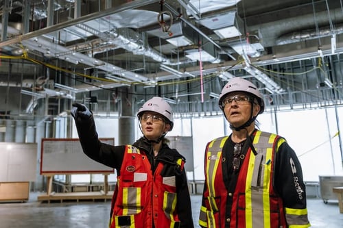 Two Female Construction Workers
